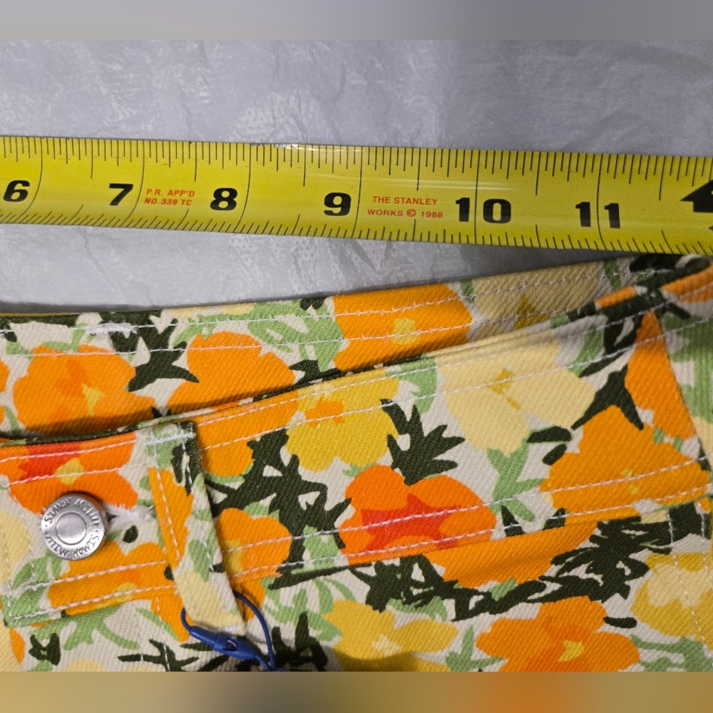 NWY Simon Miller Winter Blossom Floral Print Jeans MADE IN JAPAN‎ SZ 23 - Picture 8 of 16